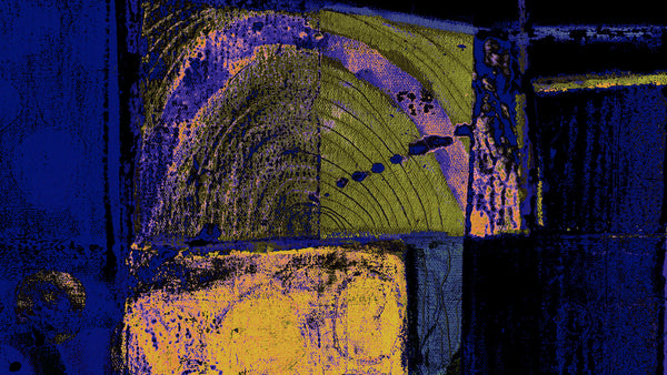 Papier peint panoramique Gates Opening blue-apricot