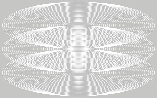 Papier peint panoramique Eyes Wide Open Trio white-grey