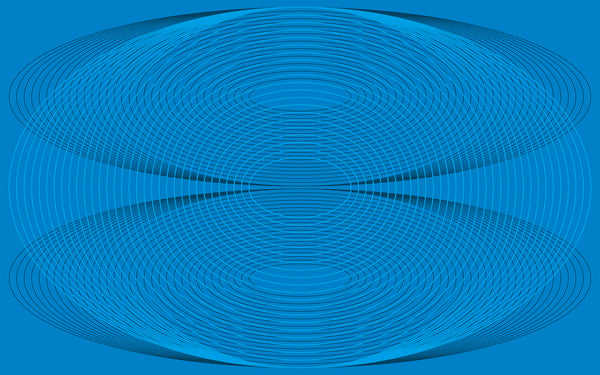 Papier peint panoramique Eyes Wide Open Troika blue-blue