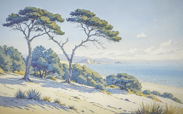 Papier peint panoramique Sandy Coast