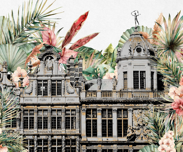 Papier peint panoramique Tropical Palace