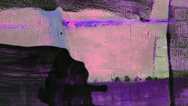 Papier peint panoramique Dawn Breaking rose-violett