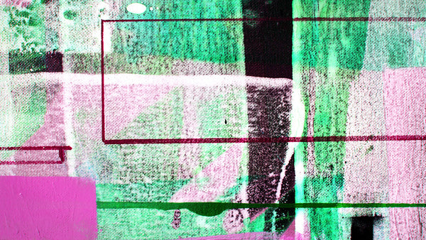 Papier peint panoramique Frames Facing pink