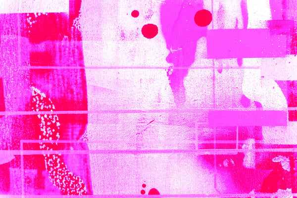 Papier peint panoramique Drops Lapping pink