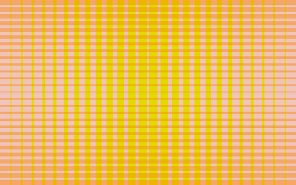 Papier peint panoramique Chequered yellow-apricot
