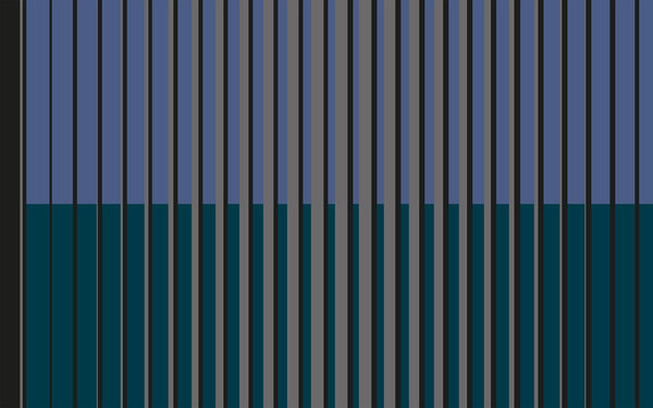 Papier peint panoramique Lamello Mezzo blue-petrolblack