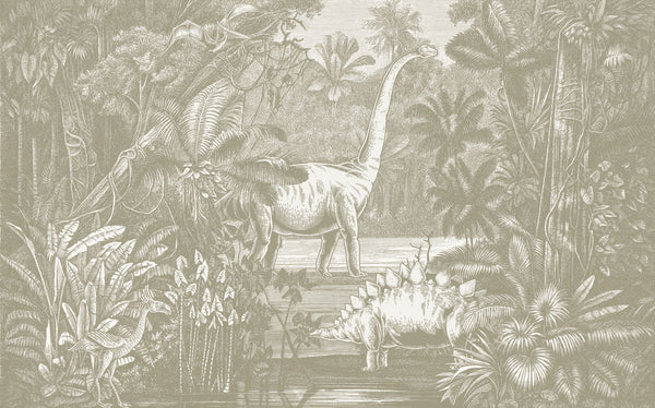 Papier peint panoramique Jurassic Kingdom